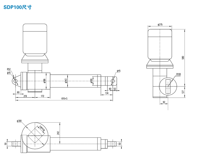 SDP交流电动推杆(图11)